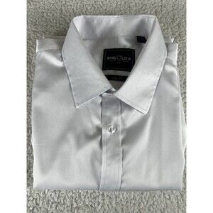 Shie LD-X Flex  Men's White Slim Modern Fit Shirt L-Tall